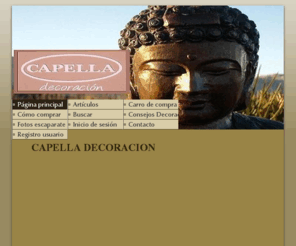 capelladecoracion.com: Página principal - CAPELLA DECORACION
escaparates decoracion regalos lamparas menaje del hogar antequera andalucia españa torcal de antequera golf muebles mollete de antequera mantecados 6º centenario ave