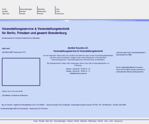 decibelsounds.com: decibel Sounds Veranstaltungsservice
