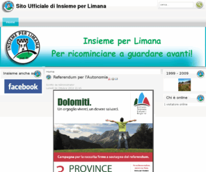 insiemeperlimana.info: Sito Ufficiale di Insieme per Limana
Sito Ufficiale di Insieme per Limana Per continuare a guardare avanti Edi Fontana Sindaco di Limana