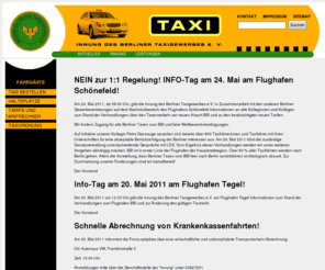 taxiinnung.org: Innung des Berliner Taxigewerbes e.V.: Startseite
Homepage der Innung des Berliner Taxigewerbes e.V.