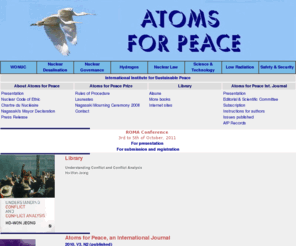 atoms-for-peace.org: ATOMS FOR PEACE
atoms for peace, atoms for peace prize, atoms for peace price, sustainable peace, international journal, AfP