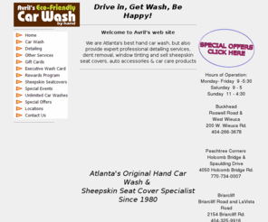 avrilscarwash.com: Car Wash, Detailing, Waxing, Car Wash, Atlanta Georgia
Hand Car Wash, Car Detailing in Atlanta, GA offers complete car wash services and detailing.