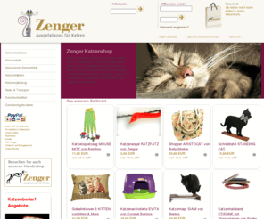 katzen-shop-zenger.de: Zenger - Ausgefallenes für Katzen - Katzenhalsband, Katzennäpfe, Katzentoiletten, Katzenkorb
Zenger - Ihr Online Shop für Katzenzubehör