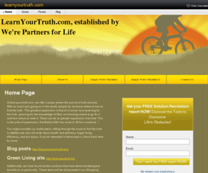 learnyourtruth.com: Learn Your Truth home page
Home Page