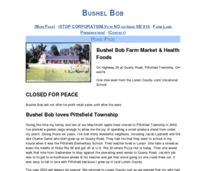 bushelbob.com: Bushel Bob - Home Page
