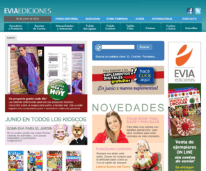 eviaediciones.com: EviaEdiciones.com - INICIO
Editorial Evia, publicaciones y fasículos coleccionables sobre Salud, Cocina, Cocina para diabéticos, Cocina para celíacos, Pan, Tortas, Chocolate, Artesanías, Manualidades, Tejido, Polar, Embarazadas, cocina salud, mostacillas, artesanías, Astrología.