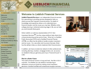 lieblichfinancial.com: Lieblich Financial Services
Comprehensive Financial Planning and Investment Services Site