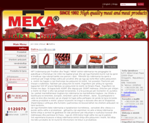 meka-mish.com: MEKA - Mish dhe produkte te mishit - Ballina
Industria e mishit MEKA