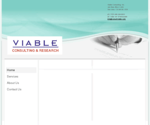 consultviable.com: Viable Consulting, Inc. - Home
Viable Consulting, Inc.