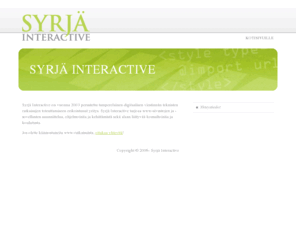 eurfor.org: Syrjä Interactive
