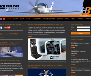 grob-aircraft.eu: GROB Aircraft Overview - GROB Aircraft
G 120 TP: The optional Martin-Baker Mk.15B ejection seats add further safety to instructor and student while advancing into more dynamic manoevers during the training schedule. 