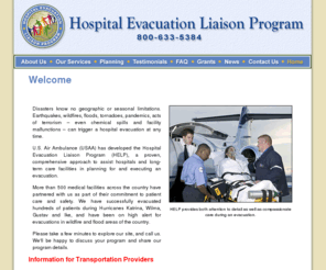 hospitalevac.net: Hospital Evacuation Liaison Program
We provide medically equipped air ambulance and critical care services for patients all over the world.
