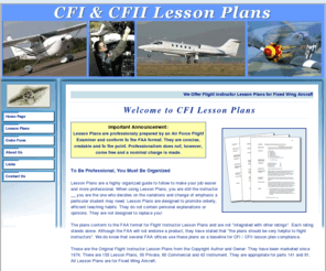 Cfilessonplans.com: CFI & CFII Lesson Plans - Flight Instructor Lesson ...