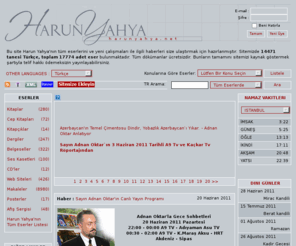 harunyahya1.net: Harun Yahya .net
> >  harunyahya.net sitesinden Harun Yahya'nın tüm eserlerini ÜCRETSİZ olarak indirebilirsiniz. <<