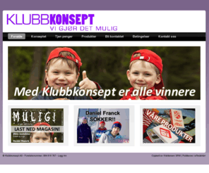 klubbkonsept.com: Forside - Klubbkonsept.no
