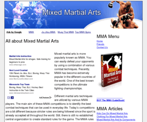 mmaguidebook.com: MMA | Mixed Martial Arts | All about Mixed Martial Arts
MMA | Mixed Martial Arts