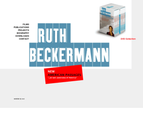 ruthbeckermann.com: Ruth Beckermann
FILMS · PUBLICATIONS · PROJECTS · BIOGRAPHY · DOWNLOADS · CONTACT · DVD Collection