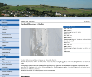 steffeln.de: Willkommen auf der Startseite
Steffeln.de - Steffeln im Internet