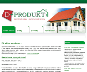 d-produkt.cz: D-Produkt, s.r.o. - úvodní stránka
D-Produkt, s.r.o.