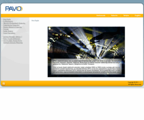 pavo.com.tr: Pavo
Pavo Tasarım Üretim Elektronik Tic. A.Ş.