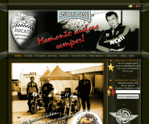 scuderiagessi.com: Scuderia Gessi - Motocicli d'epoca, restauri Ducati
Scuderia Gessi - Motocicli d'epoca. Per consigli su restauri e ricambi moto Ducati e non solo...