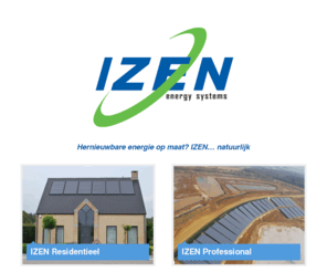 izen.be: IZEN zonneboiler, warmtepompen, fotovoltaische zonnecellen, zonnepanelen, zwembadverwarming
Zonne energie, zonneboiler, warmtepompen, zonnecellen, fotovoltaïsch