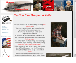 shanessharpening.com: Shane's Sharpening
knife sharpening instructions norton stone cutting edge dvd shane mcarthur