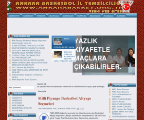 ankarabasket.org.tr: Hoşgeldiniz
Ankara Basketbol İl Temsilciliği Resmi web Sitesi