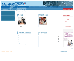 coface.jp: 取引信用保険/貿易保険/売掛債権保全/コファスジャパン
企業の倒産、代金支払債務の不履行等による貸倒損失をカバーします。海外取引についてはそれぞれの国のカントリーリスクもカバーします。