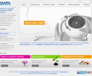 data-technologies.com: Packaging Solutions, Filling Machines | Data Technologies
Solutions for packaging machinery and filling machines for the agricultural, jewelry and pharmaceutical industries. Counting Machines and scales for seeds, diamonds and capsules