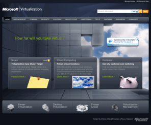 hyper-v.org: Microsoft Virtualization | How Far Will You Take Virtual?
You do more and save more when you go virtual with Microsoft virtualization solutions. Take your enterprise virtual with products for server, desktop, application and management virtualization.