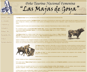 lasmajasdegoya.com: Pea Nacional Taurina Femenina "Las Majas de Goya"
Web Oficial de la Pea Nacional Taurina Femenina.