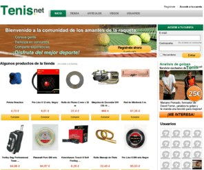 tenis.net: Tienda de tenis online y comunidad de tenistas - Tenis.net
Bienvenido a la gran comunidad y tienda de tenis online. Encuentra los mejores articulos, videos y productos del mejor deporte, el tenis.