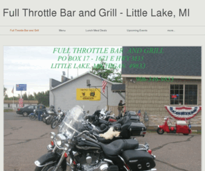 fullthrottlelittlelake.com:  Full Throttle Bar and Grill - Little Lake, MI - Full Throttle Bar and Grill
Full Throttle Bar and Grill - Little Lake, MI