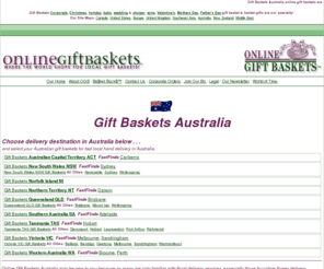 onlinegiftbasketsaustralia.com: Gift Baskets Australia
Gift Baskets Australia, Local Hand Delivery, Australia, Online, Australia Gift Baskets, Australia Wide Shipping