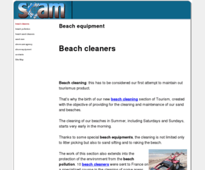 beach-cleaning-machine.com: beach cleaners beach equipment - Scam
All these beach cleaning equipments are  high quality, specially designed for beach pollution.