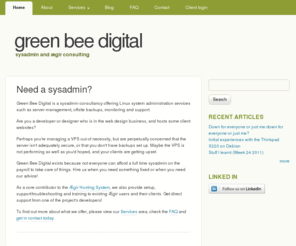 greenbeedigital.com.au: Need a sysadmin? | green bee digital
