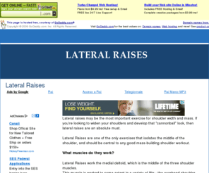 lateralraises.com: Lateral Raises
Home Page