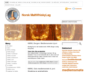 nmwl.no: Norsk MaltWhiskyLag
Dette er nettsidene til Norsk MaltWhiskyLag (NMWL). Her kan du finne ut mer om hvem vi er og mer om brennevin generellt, om whisky, whiskey og sÃ¦rlig skotsk maltwhisky: Produksjon, konsumpsjon, reisemÃ¥l, butikker og barer. 