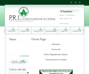 pricesena.com: P.R.I. Cesena
Portale del Partito dei Repubblicani Italiano Consociazione di Cesena