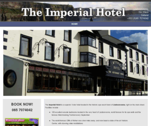 theimperial-hotel.com: The Imperial Hotel Lisdoonvarna Co. Clare
The Imperial Hotel, Lisdoonvarna, Co. Clare, home of the world famous Matchmaker Festival, and reknowned historically for the mineral health spas in the town.  