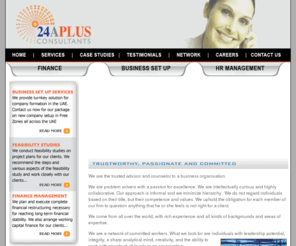 24aplus.com: 24aPlus Consultants, Dubai: Finance, Business Set Up, HR Management
24aPus Consultants, Dubai: Business Consultancy Services, Finace Management, Business Set up, HR Management....