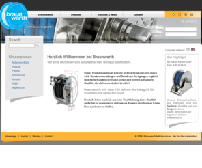 braunwarth.com: Automatische Schlauchaufroller sind unsere Stärke - Braunwarth Aufrollsysteme
Automatische Schlauchaufroller sind unsere Stärke - Braunwarth Aufrollsysteme