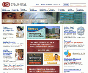 cedars-sinai.edu: Cedars-Sinai Medical Center
