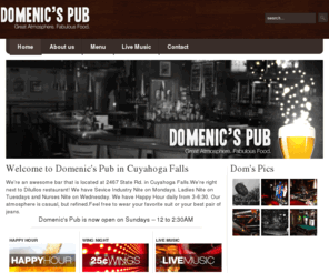 domenicspub.com: Domenic's Pub | Serving Food and Drinks in Cuyahoga Falls
description