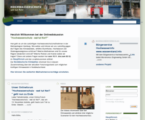 hochwasser-nord.de: Hochwasser
Die discourse-machine von binary objects web-software ist eine interaktive Publikations- und Diskursplattform, die jeweils für einen bestimmten Themenkomplex implementiert wird.