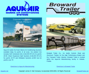 jamesnall.com: James D. Nall Company, Inc.
Aqua-Air, Broward Trailer, James D. Nall, James Nall