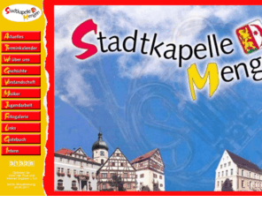 stadtkapelle-mengen.de: Homepage der Stadtkapelle Mengen e.V.
Hier finden Sie alle wichtigen Informationen zu unserem Musikverein Stadtkapelle Mengen e.V. Die Stadtkapelle Mengen ist ein Blasorchester der Mittel-/Oberstufe und zhlt durchschnittlich etwa 50 Musikerinnen und Musiker im Alter von 13 bis 65 Jahren.