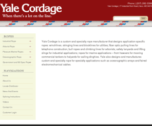 yalecordage.com: Custom Rope Manufacturer | Custom and Specialty Rope | Yale Cordage  | Yale Cordage
Default Description