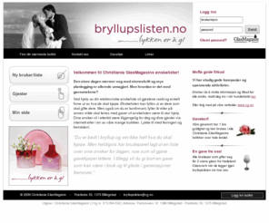 bryllupslisten.no: Bryllupslisten - din elektroniske ønskeliste
